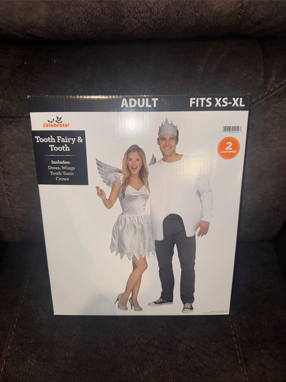 Way‎ to Celebrate-Tooth Fairy & Tooth Costume Set - (Adult). Fits XS-XL NEW